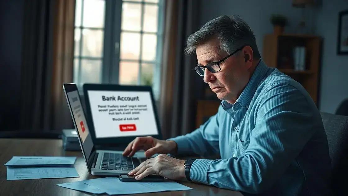 Principais motivos para bloqueio de contas bancárias
