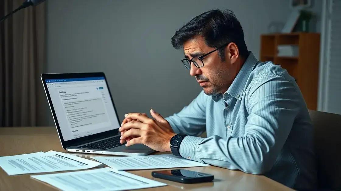 Principais motivos para o bloqueio da conta