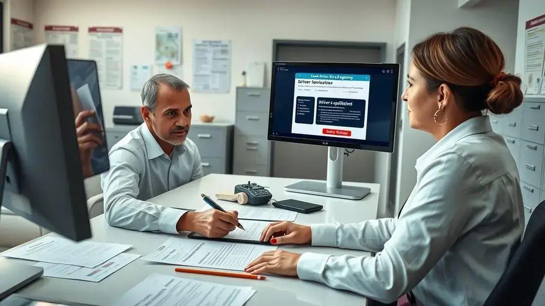 Procedimentos para apresentar a indicação de condutor