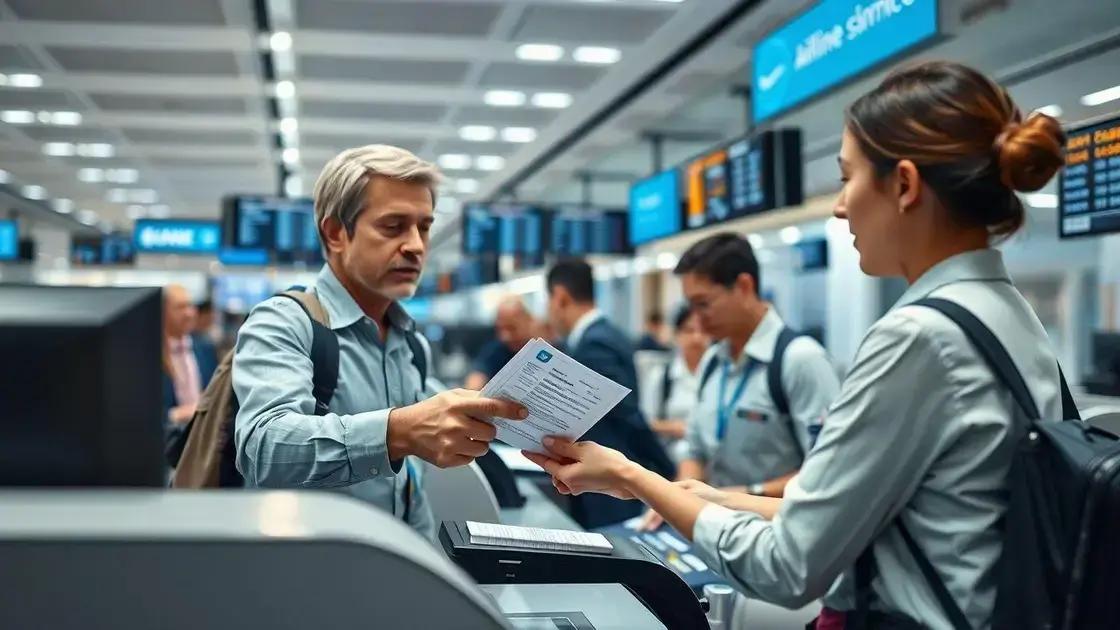 Procedimentos para solicitar indenização por voo lotado
