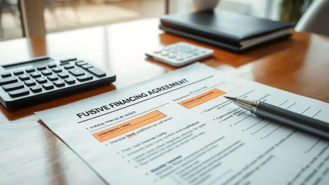 Quais cláusulas podem ser revistas no financiamento?