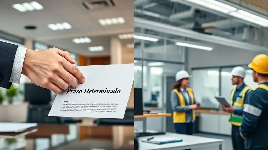 Diferenças entre contrato por prazo determinado e temporário Diferenças entre contrato por prazo determinado e temporário