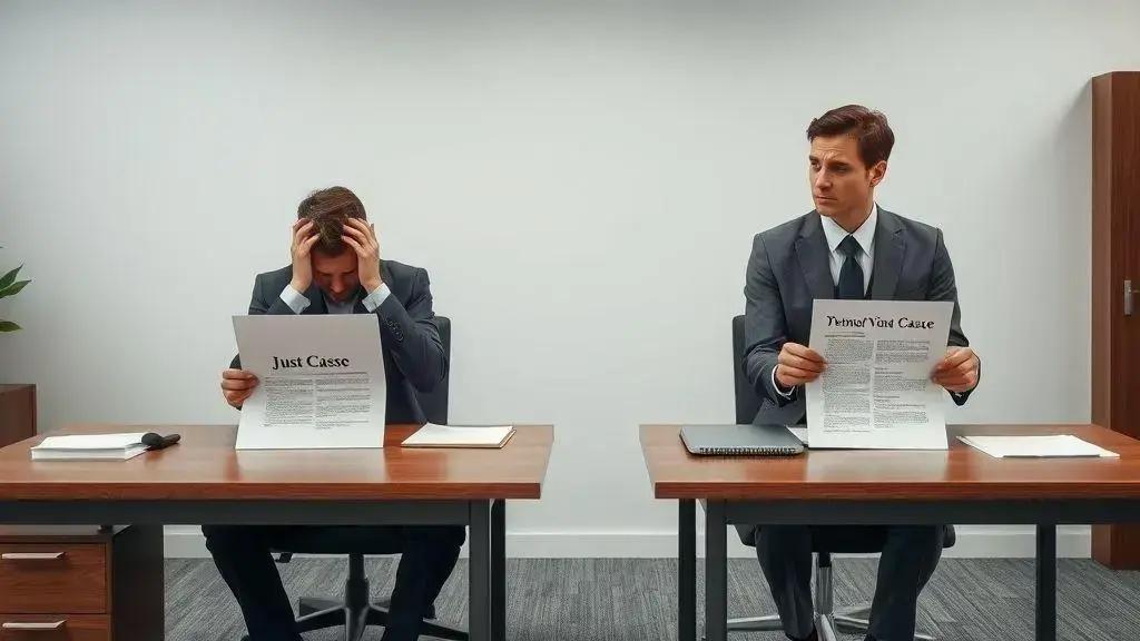 Distinção entre demissão por justa causa e sem justa causa Distinção entre demissão por justa causa e sem justa causa