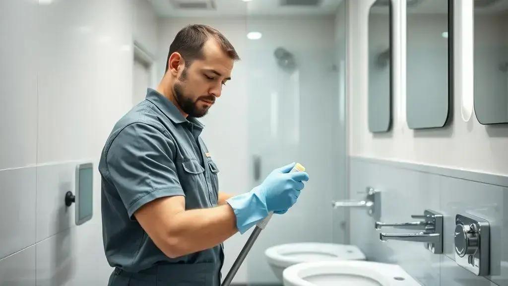 Limpar banheiro da empresa gera insalubridade? Entenda quando vale o adicional