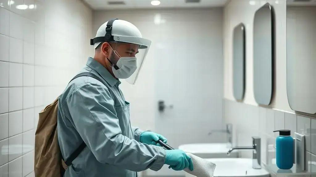 Limpar banheiro gera insalubridade? entenda os direitos e quando o adicional é devido
