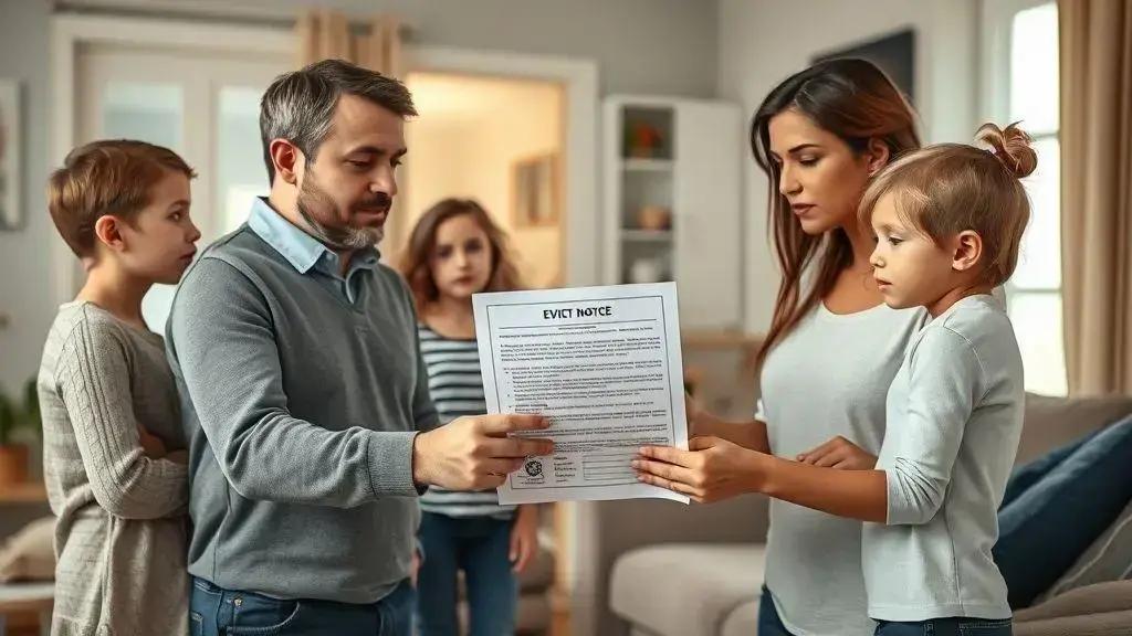 notificação e prazo para desocupação quando há crianças envolvidas