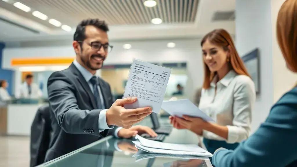 Passos para solicitar o desbloqueio da conta
